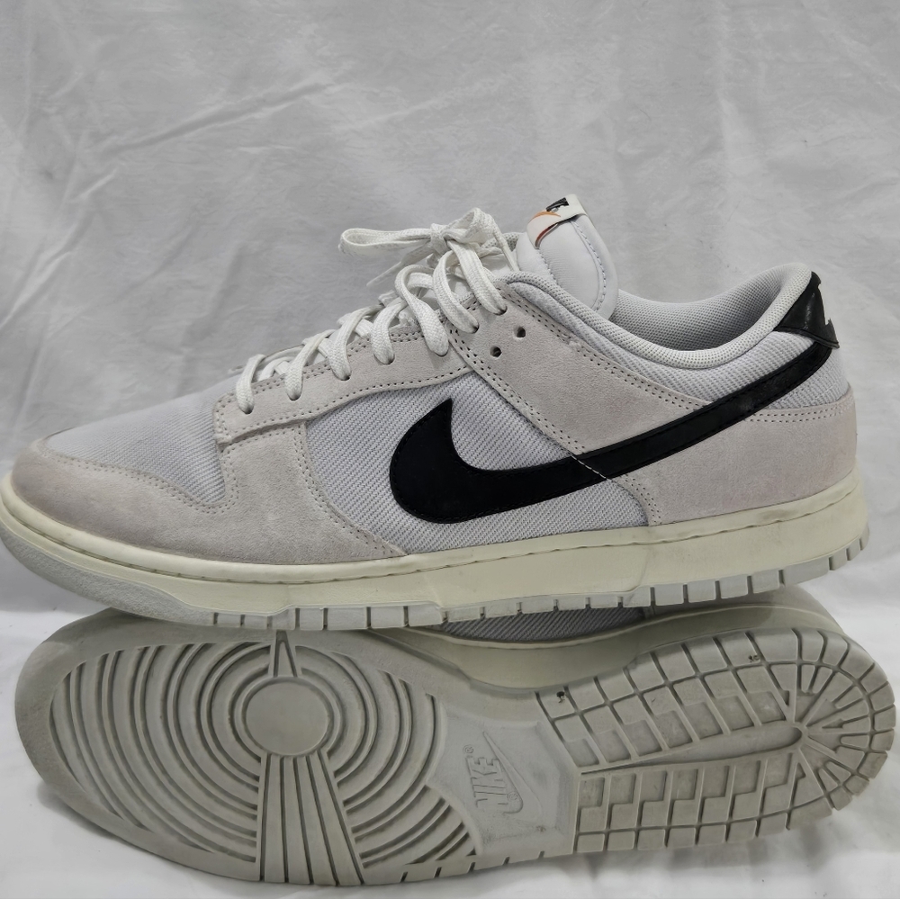Nike Dunk Low Gray and Black Low-Top Sneakers